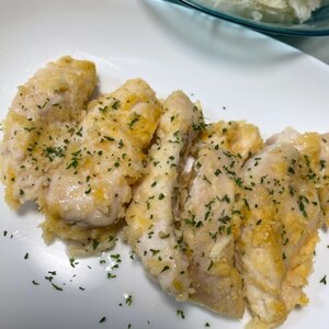 油不使用！オーブンで作る、鶏胸肉のパン粉焼き☆